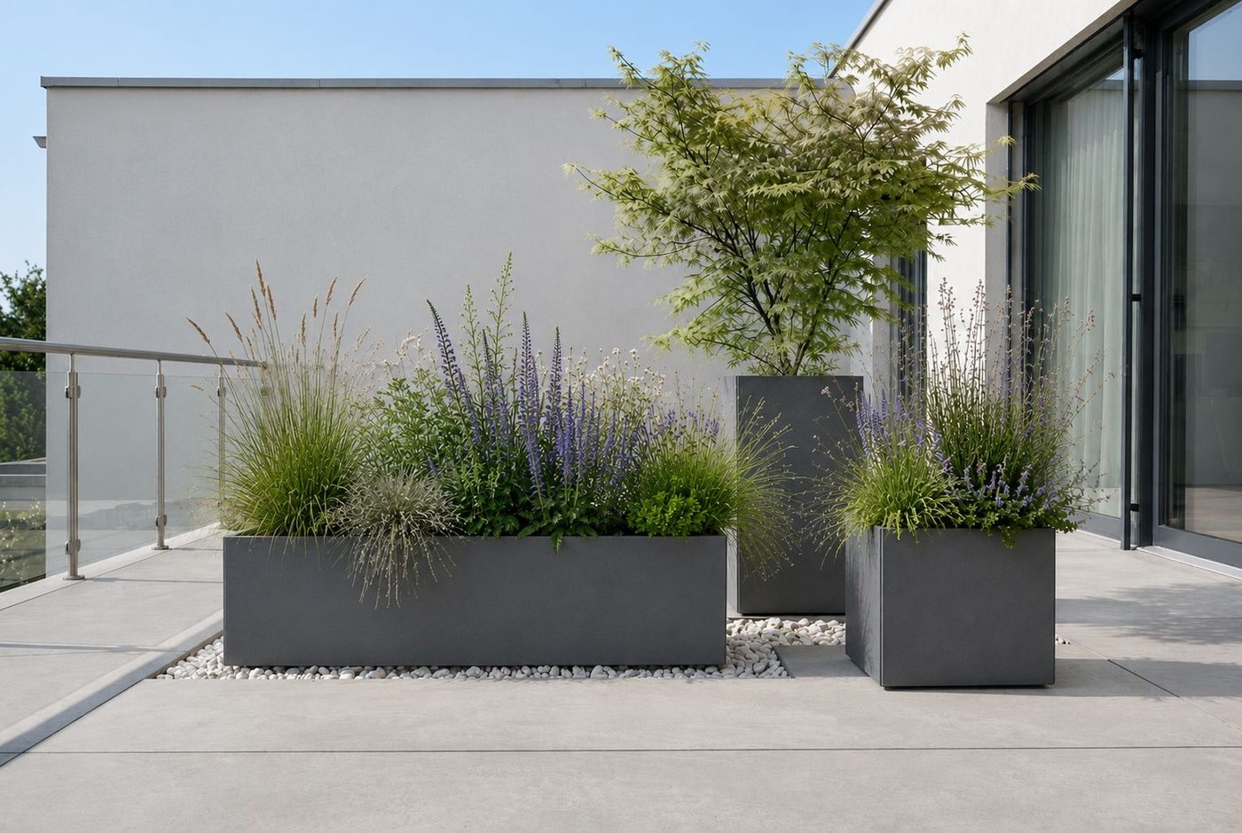 Fioriera Metal Flower per architetti e paesaggisti